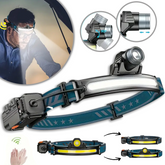 Several led svjetiljka za glavu – USB punjenje i senzor pokreta